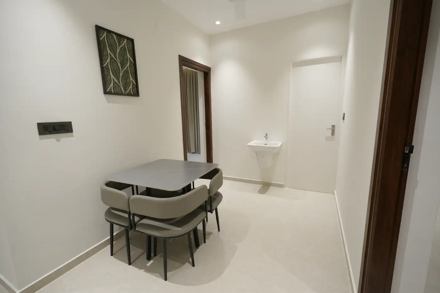 White Pearl Suites furnished apartment interior preview